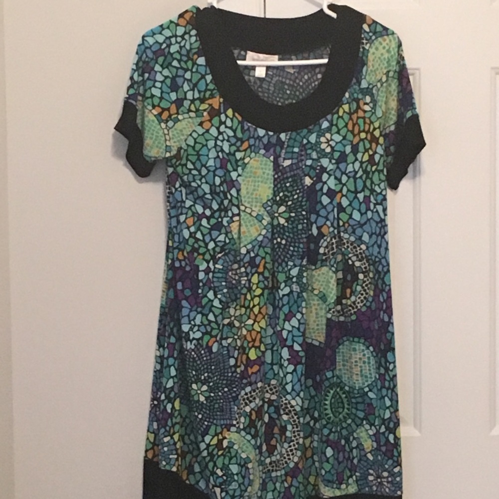 Fun pattern dress!